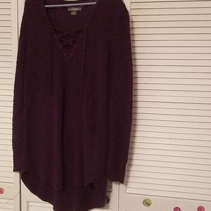 Maroon long sweater